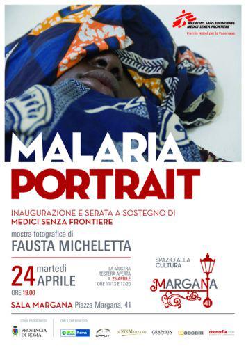 poster of the Malaria Portrait event